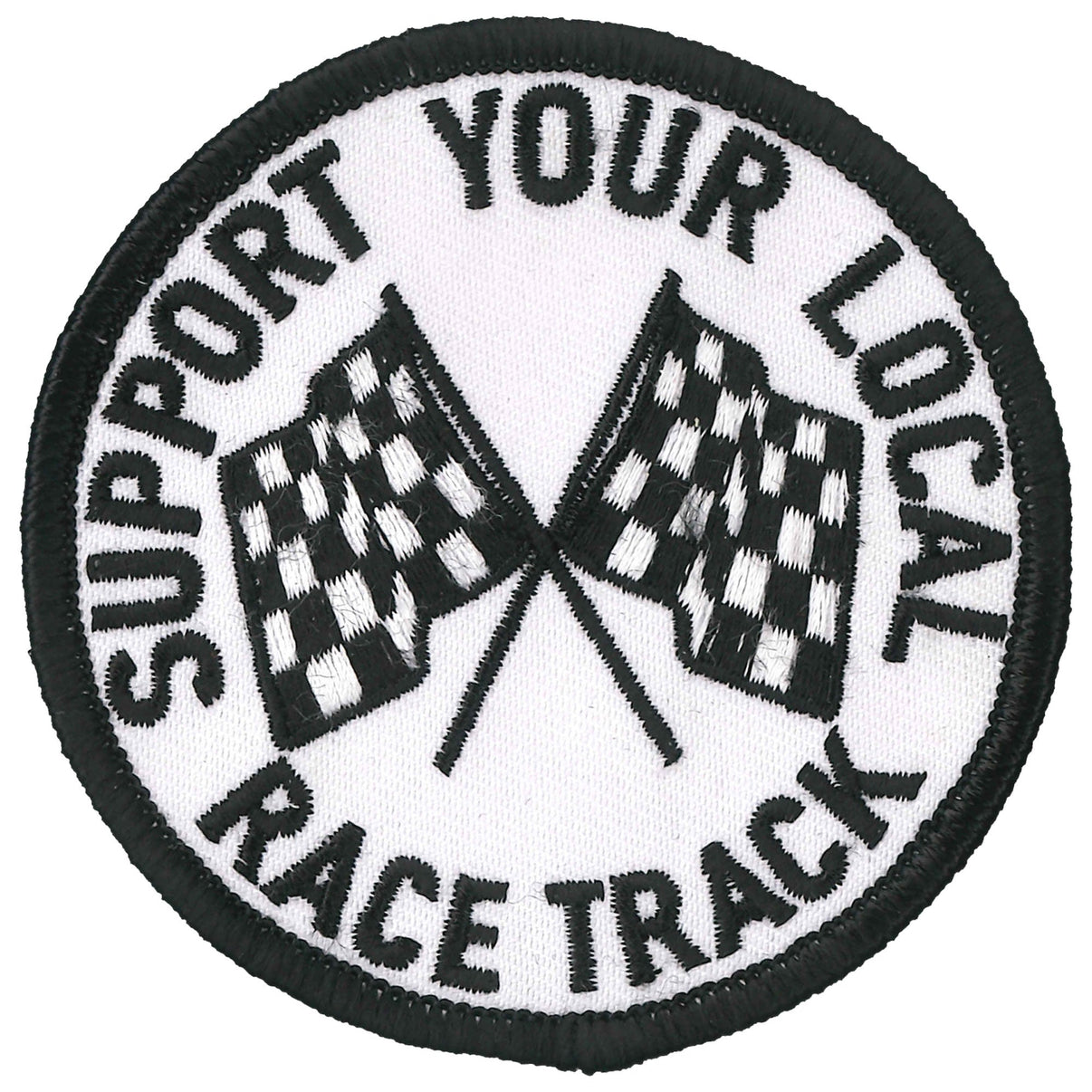 Hot Leathers Support Your Local Racetrack 3" Patch Hot Leathers