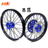 KKE 1.6*21 & 2.15*18 Enduro Spoked Wheels Set For SUZUKI DRZ400SM 2005-2024 KKE Racing