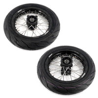 KKE Mini  E-Bike Wheel Kit with Tires | Rawrr Mantis X 2024-2025 Black - 1.85*12’‘ & 2.15*12’‘ - LiveTheGnar