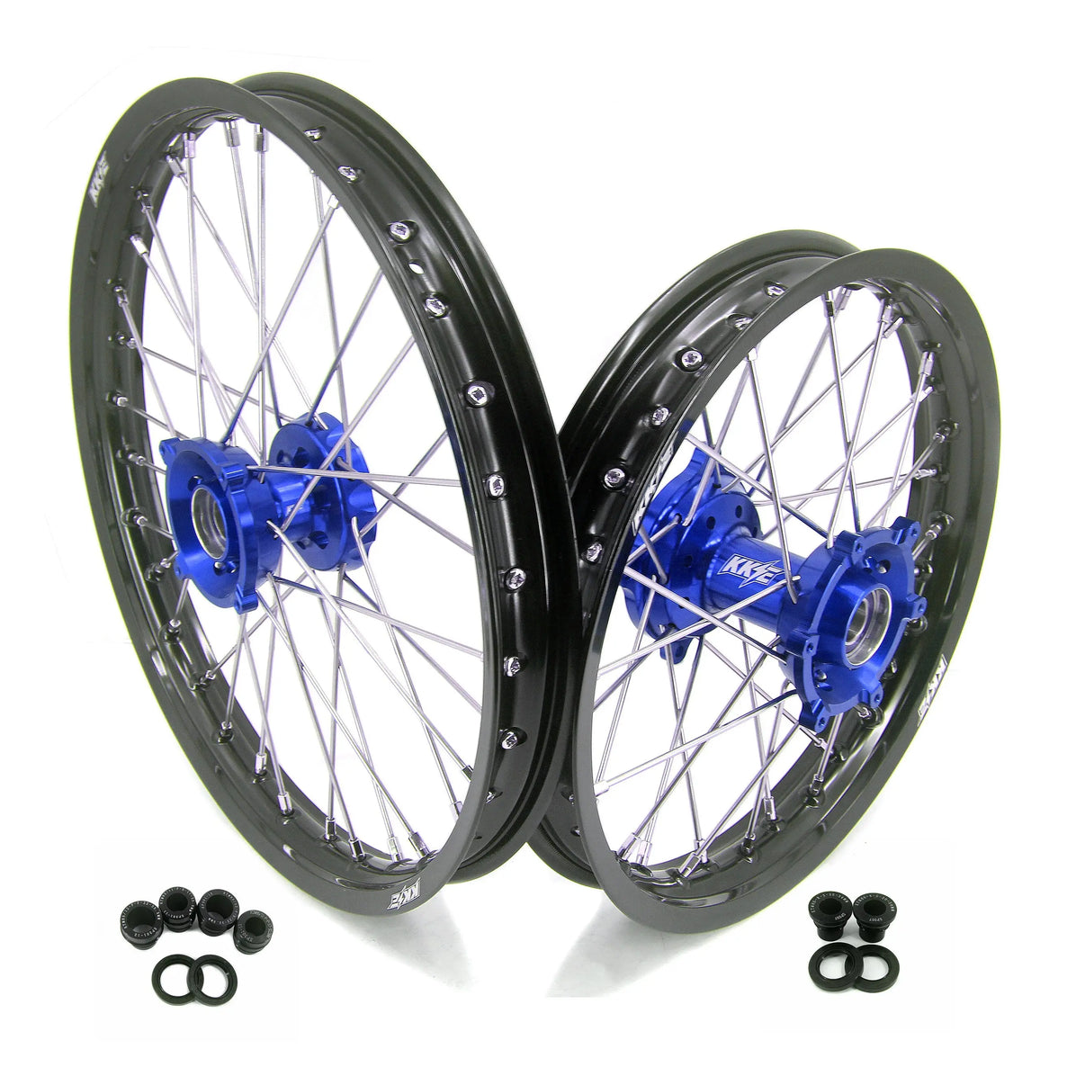 KKE 17/14 Factory Size Kids Big Wheels Rims - Fit KTM SX 85 2025 Blue KKE Racing