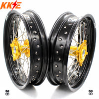 KKE 17 Inch Supermoto Wheels for SUZUKI RMZ250 2007-2024 RMZ450 2005-2024 KKE Racing