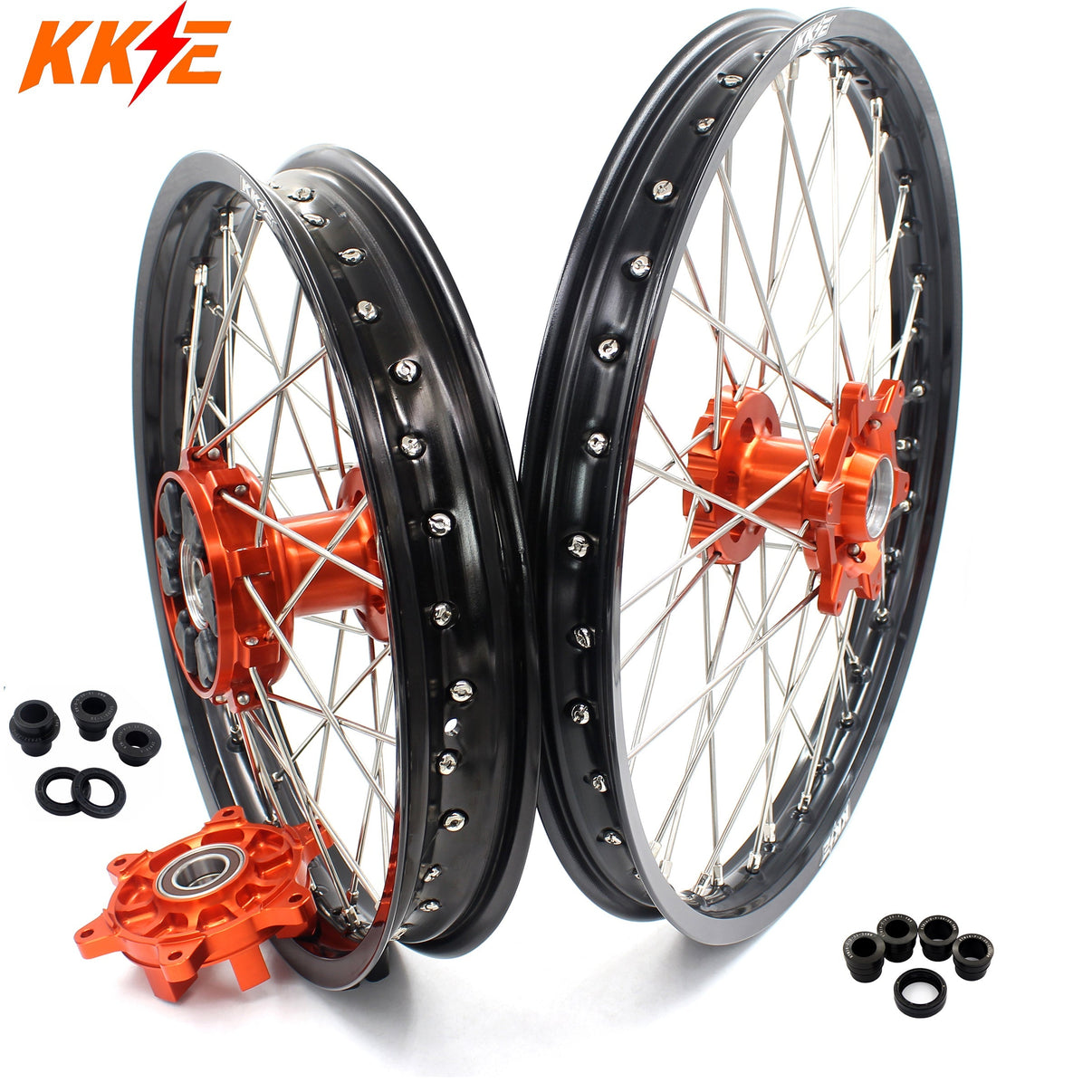 KKE 21/18 Enduro CUSH Drive For KTM EXC EXC-F EXC-W 125-530CC 2003-2024 Off Road Dirtbike Wheels KKE Racing
