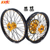 KKE 21/18 Enduro Off Road Wheels For SUZUKI DRZ400SM 2005-2024 Gold Nipples KKE Racing