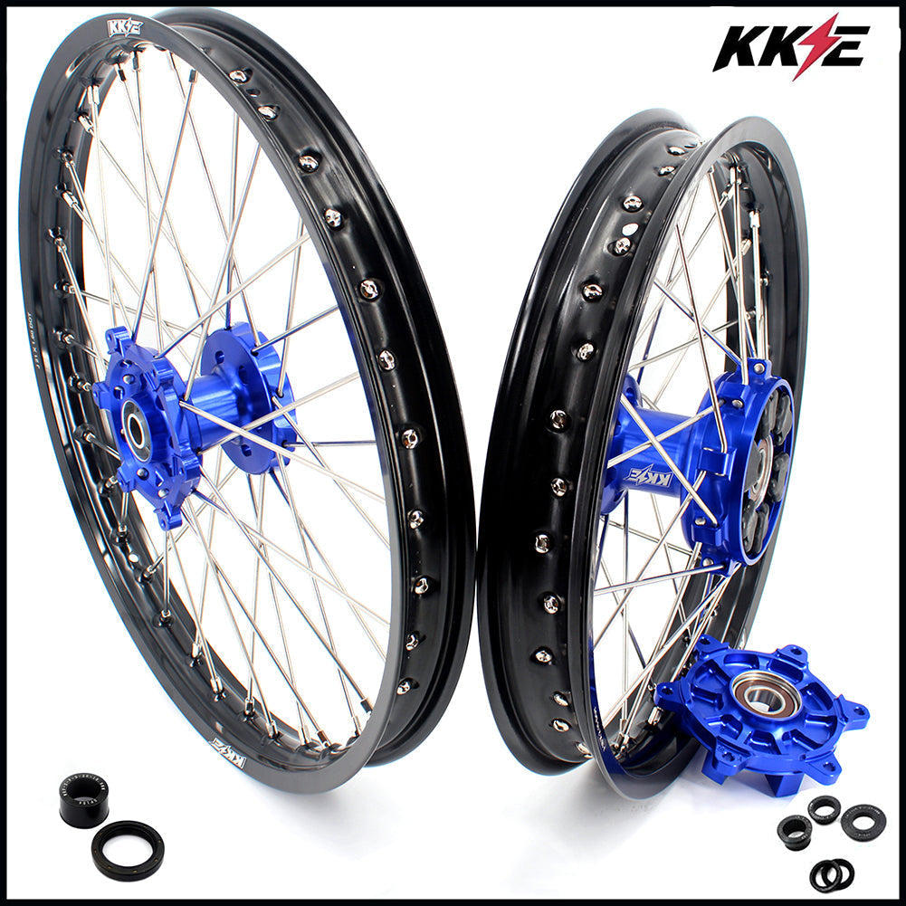 KKE 21 & 18 Cush Drive Rims for YAMAHA WR250F 2001-2018 WR450F 2003-2018 KKE Racing