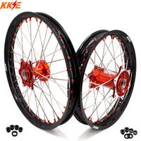 KKE 21" 19" Cast Wheels For KTM SX SX-F XC XC-F EXC EXC-F 125-530CC 2003-2024 KKE Racing