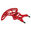 KKE Aluminum Rear Brake Disc Guard Fit Rawrr Mantis, Mantis X Red and Black (Collective) KKE Racing