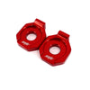 KKE Axle Chain Adjuster Blocks Fit Rawrr Mantis, Mantis X Black and Red (Collective) KKE Racing