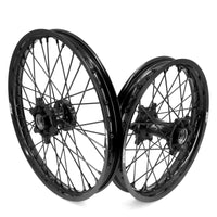 KKE Enduro 1.6*21" & 2.15*18" CNC Hub Electric Dirtbike Alloy Wheels Rims Fit STARK VARG All Black - LiveTheGnar