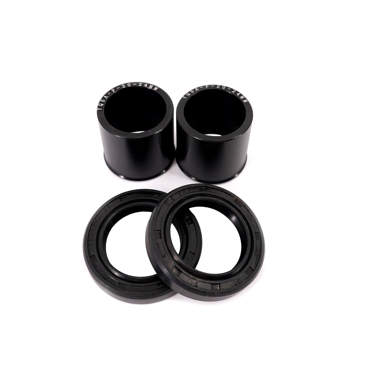 KKE Replacement Front Billet Bushing Spacers Kit Fit Surron Ultra Bee 2023-2024 Black KKE Racing