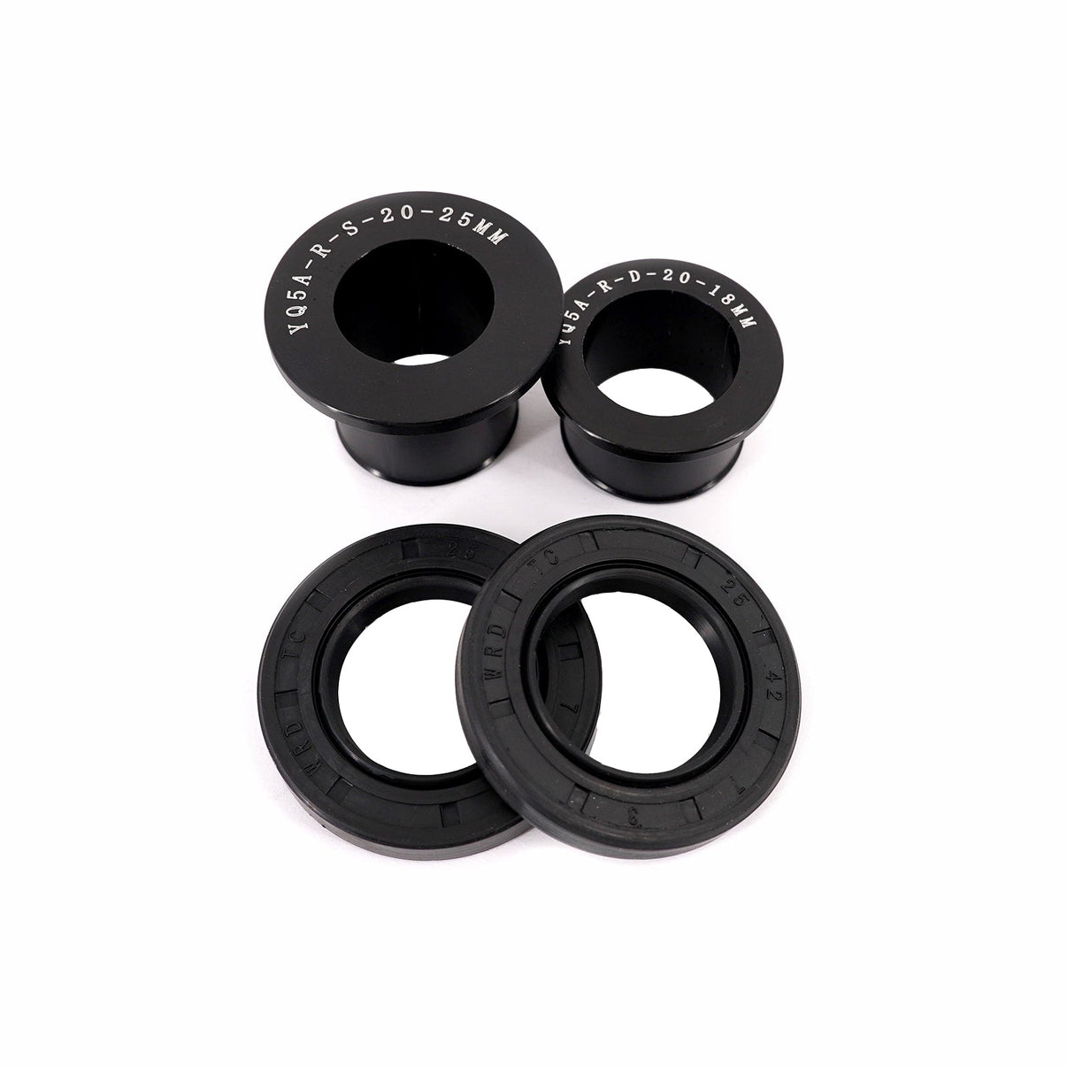 KKE Replacement Rear Billet Bushing Spacers Kit Fit Surron Ultra Bee 2023-2024 Black KKE Racing