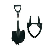 Krazy Beaver Mini Shovel  with guard (Textured Black Head / Black Handle # 45641) Krazy Beaver Tools