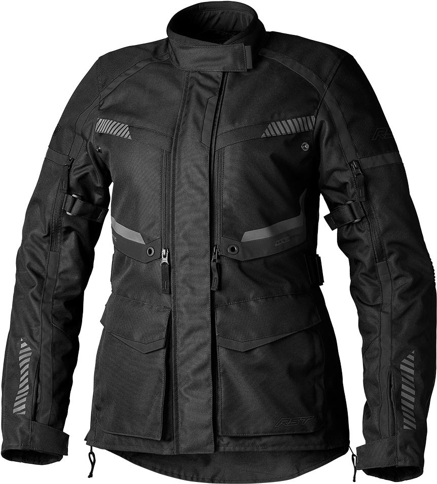 RST Women's Maverick Evo CE Textile Jacket - Black/Black