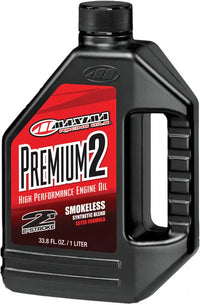 MAXIMA Premium 2 High Performance Smokeless 2-Stroke Engine Oil - 1 Liter MAXIMA