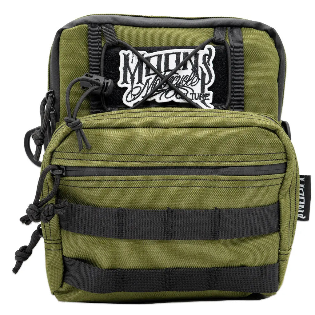 MOONSMC® BALKAN Molle HandleBar Bag - OD Green MOONSMC® // Moons Motorcycle Culture