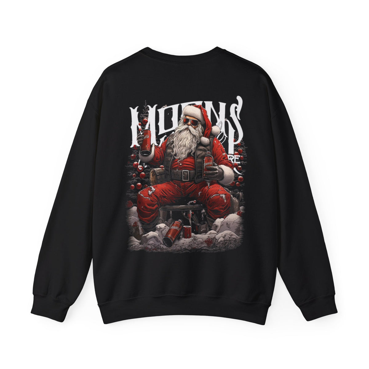 MOONSMC® Bad Santa Heavy Blend Crewneck Sweatshirt MOONSMC® // Moons Motorcycle Culture