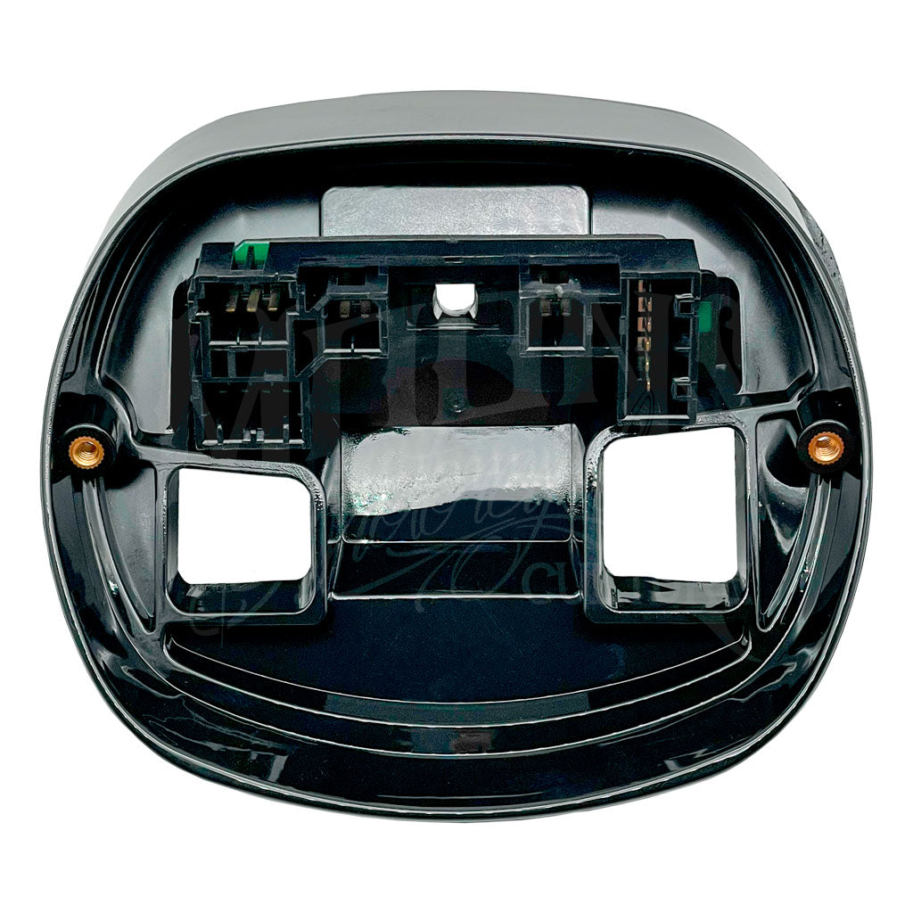 MOONSMC® Black Tail Light Base Plate Bezel Softail M8 MOONSMC® // Moons Motorcycle Culture