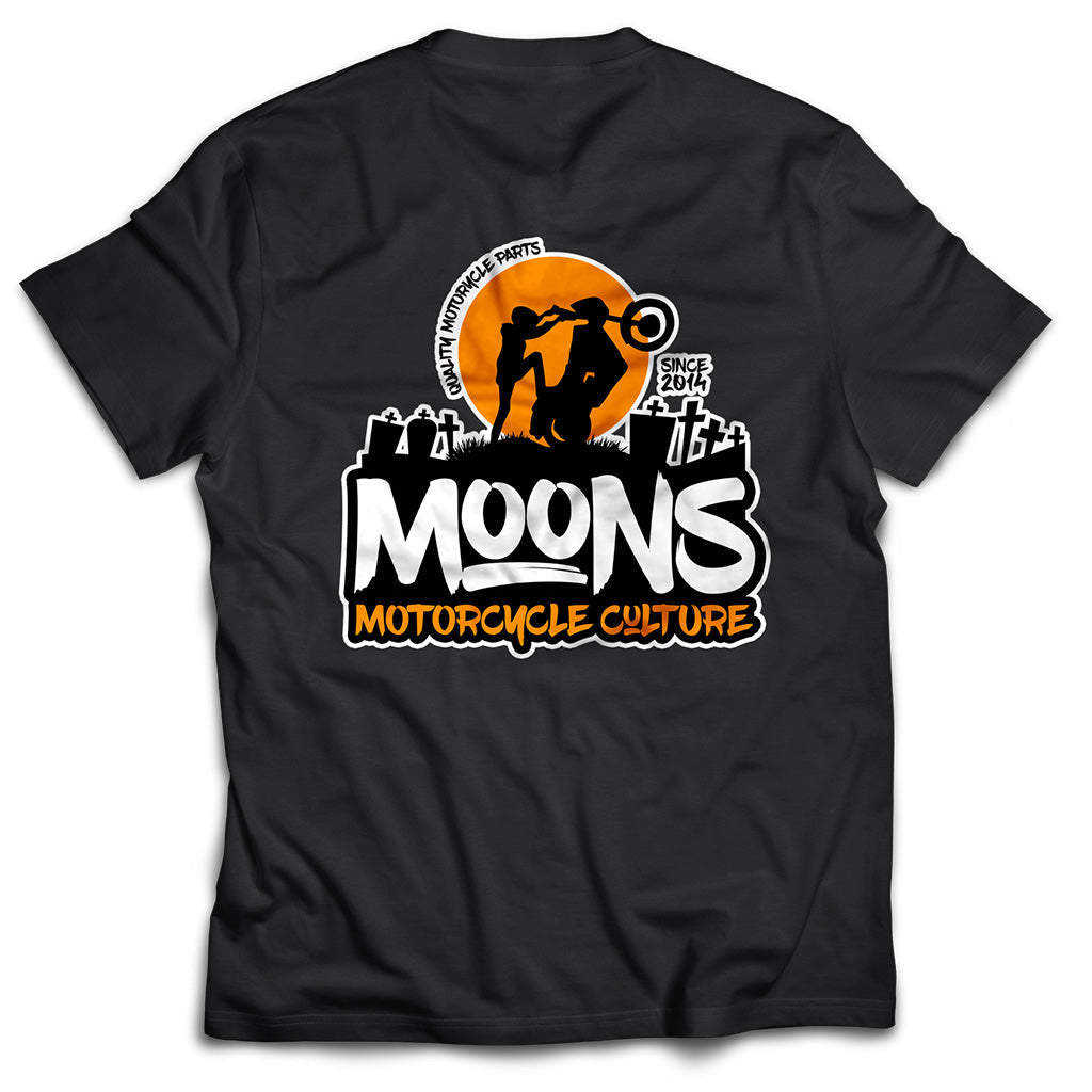 MOONSMC® Dyna Graveyard Wheelie T-Shirt MOONSMC® // Moons Motorcycle Culture