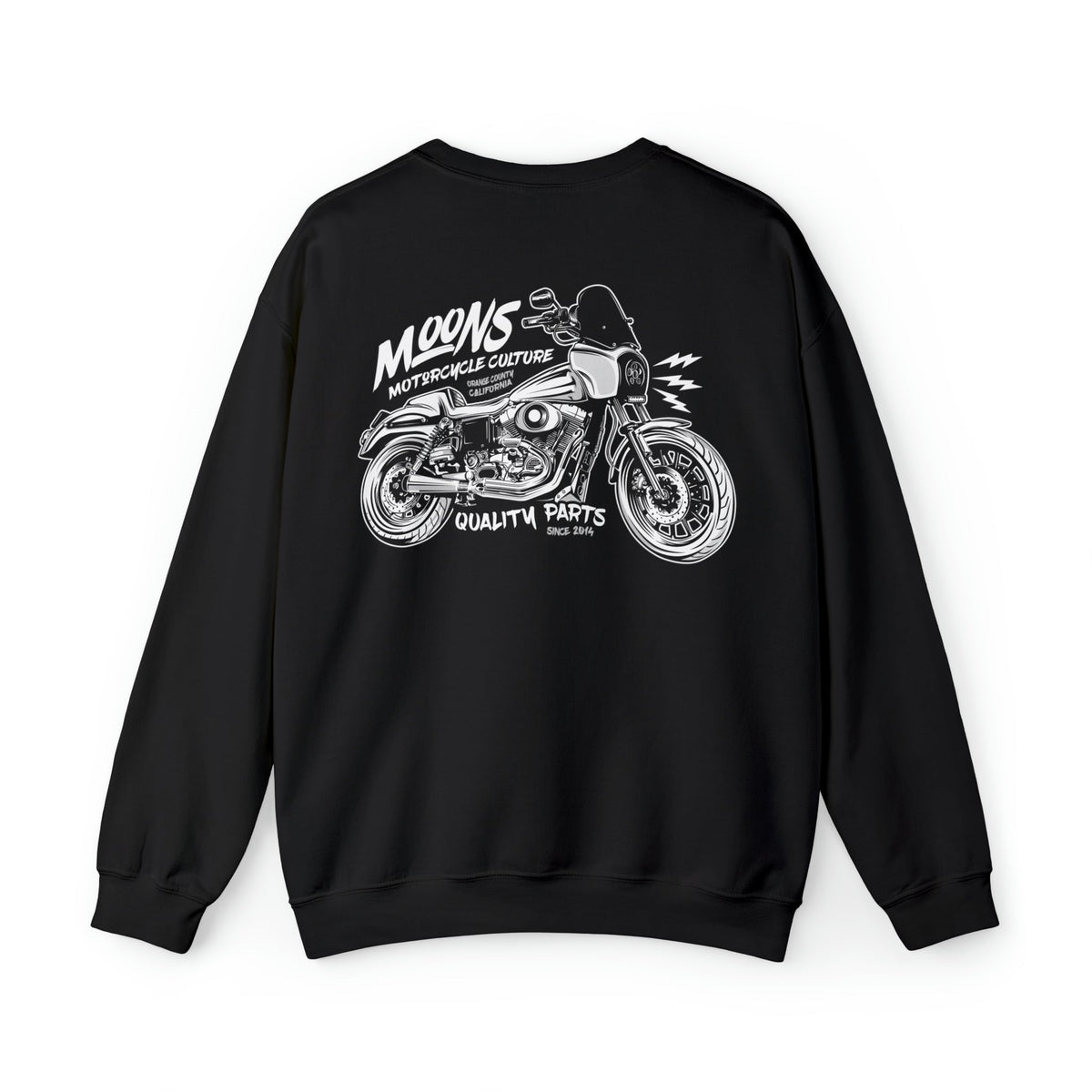 MOONSMC® Dyna T-SPORT / FXDXT Heavy Blend Crewneck Sweatshirt MOONSMC® // Moons Motorcycle Culture