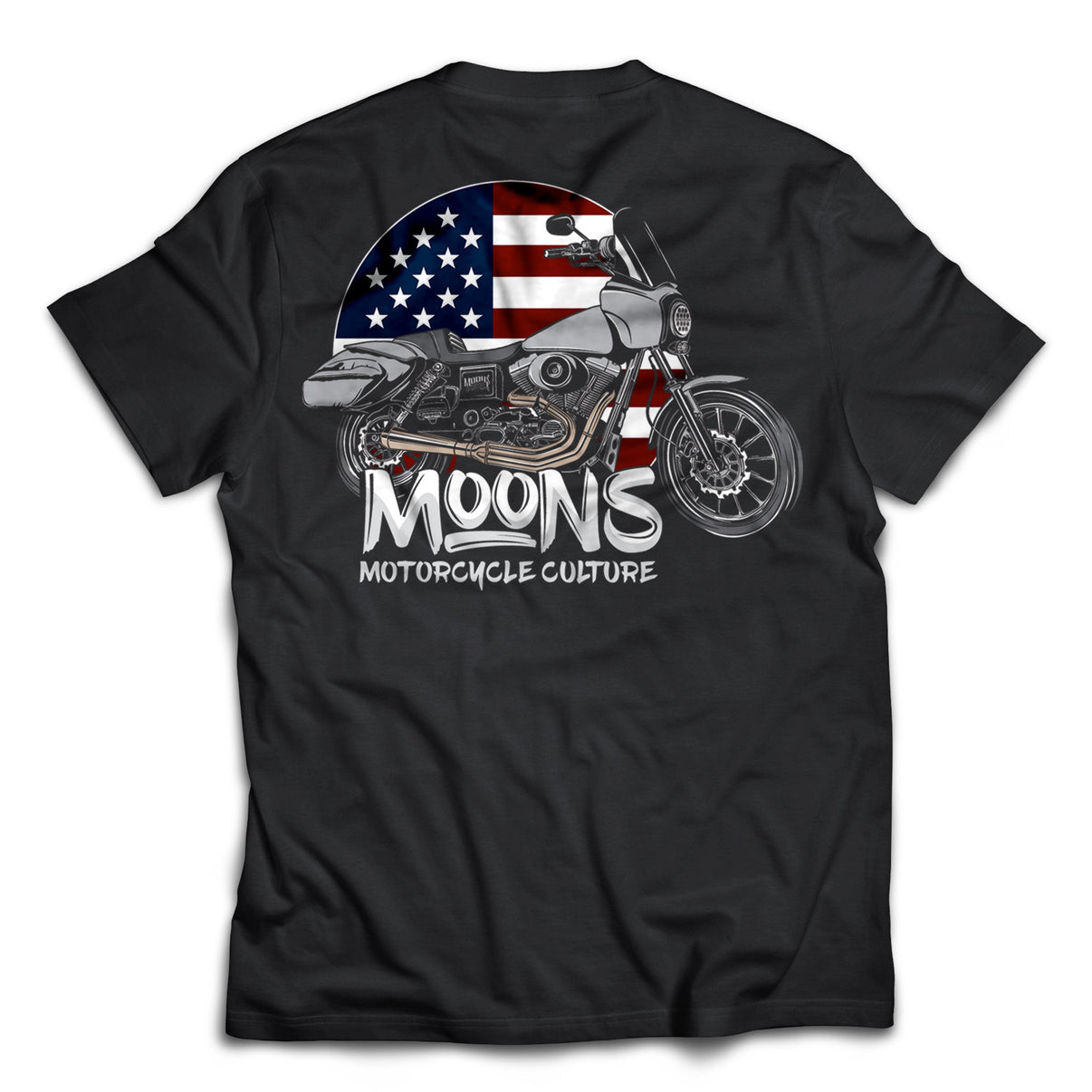MOONSMC® FXDT / T-SPORT "MURICA" Heavy T-Shirt MOONSMC® // Moons Motorcycle Culture