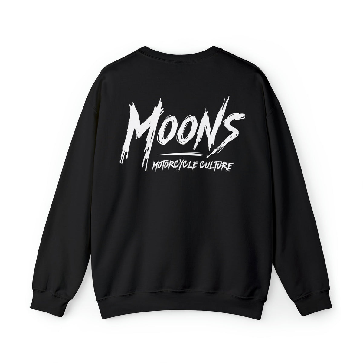MOONSMC® Graffiti Type Logo Heavy Blend Crewneck Sweatshirt MOONSMC® // Moons Motorcycle Culture