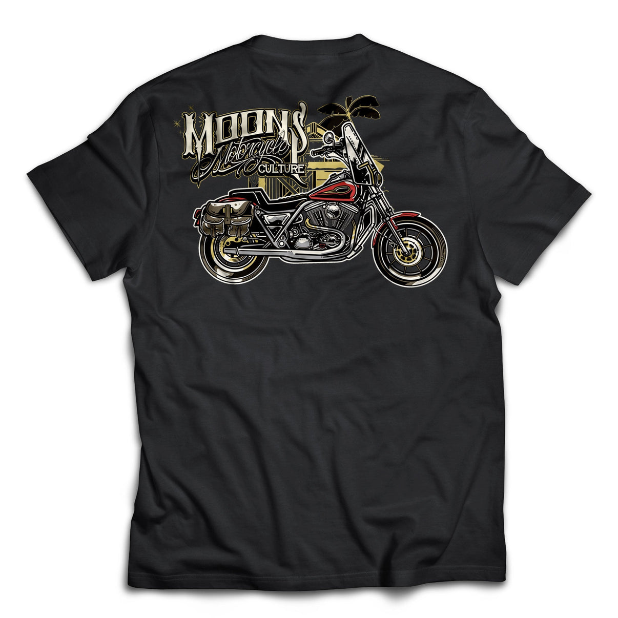MOONSMC® "Red Rider" FXR Heavy Cotton T-shirt MOONSMC® // Moons Motorcycle Culture