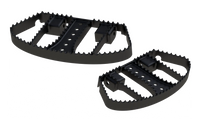 MX Style Floorboards for Harley Davidson - Black - Burley Brand BURLY BRAND