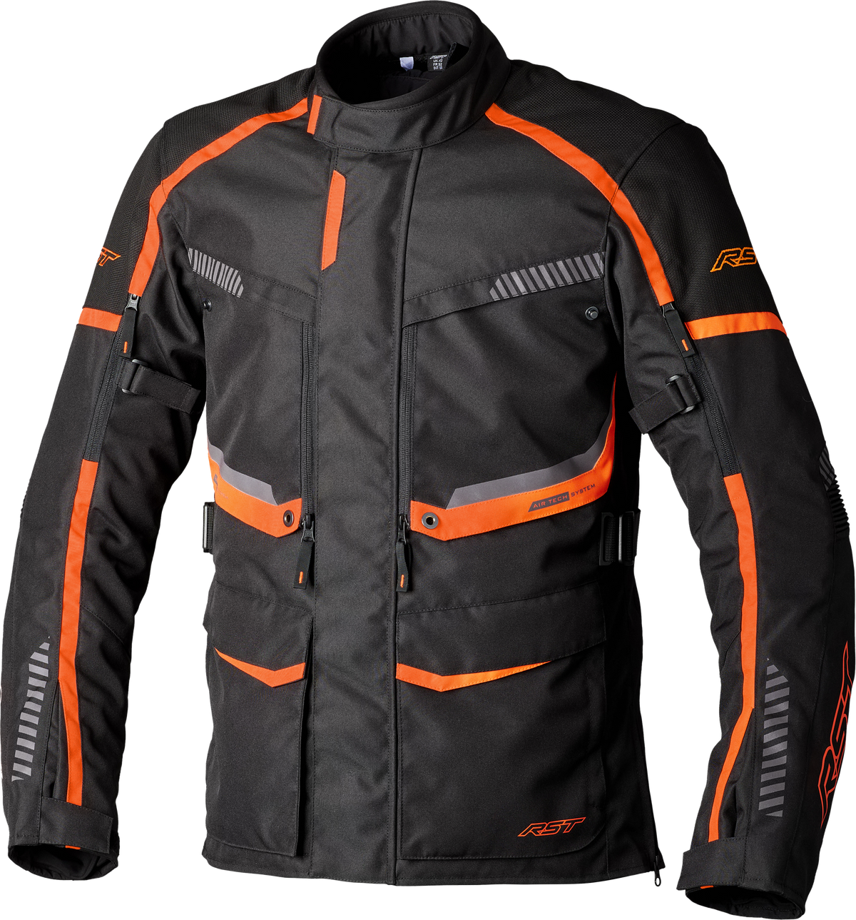 RST Maverick Evo CE Textile Jacket - Black/Orange