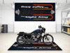 Motorcycle Mat For Cruiser Motorcycle "The Night King" - MM7301 MPM Motorcycle Mat
