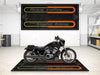 Motorcycle Mat For Cruiser Motorcycle "The Night King" - MM7301 MPM Motorcycle Mat