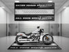 Motorcycle Mat for Cruiser Motorcycle "Kill Egos Break Necks" - MM7309 MPM Motorcycle Mat