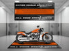 Motorcycle Mat for Cruiser Motorcycle "Kill Egos Break Necks" - MM7309 MPM Motorcycle Mat