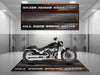 Motorcycle Mat for Cruiser Motorcycle "Kill Egos Break Necks" - MM7309 MPM Motorcycle Mat