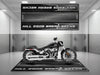 Motorcycle Mat for Cruiser Motorcycle "Kill Egos Break Necks" - MM7309 MPM Motorcycle Mat