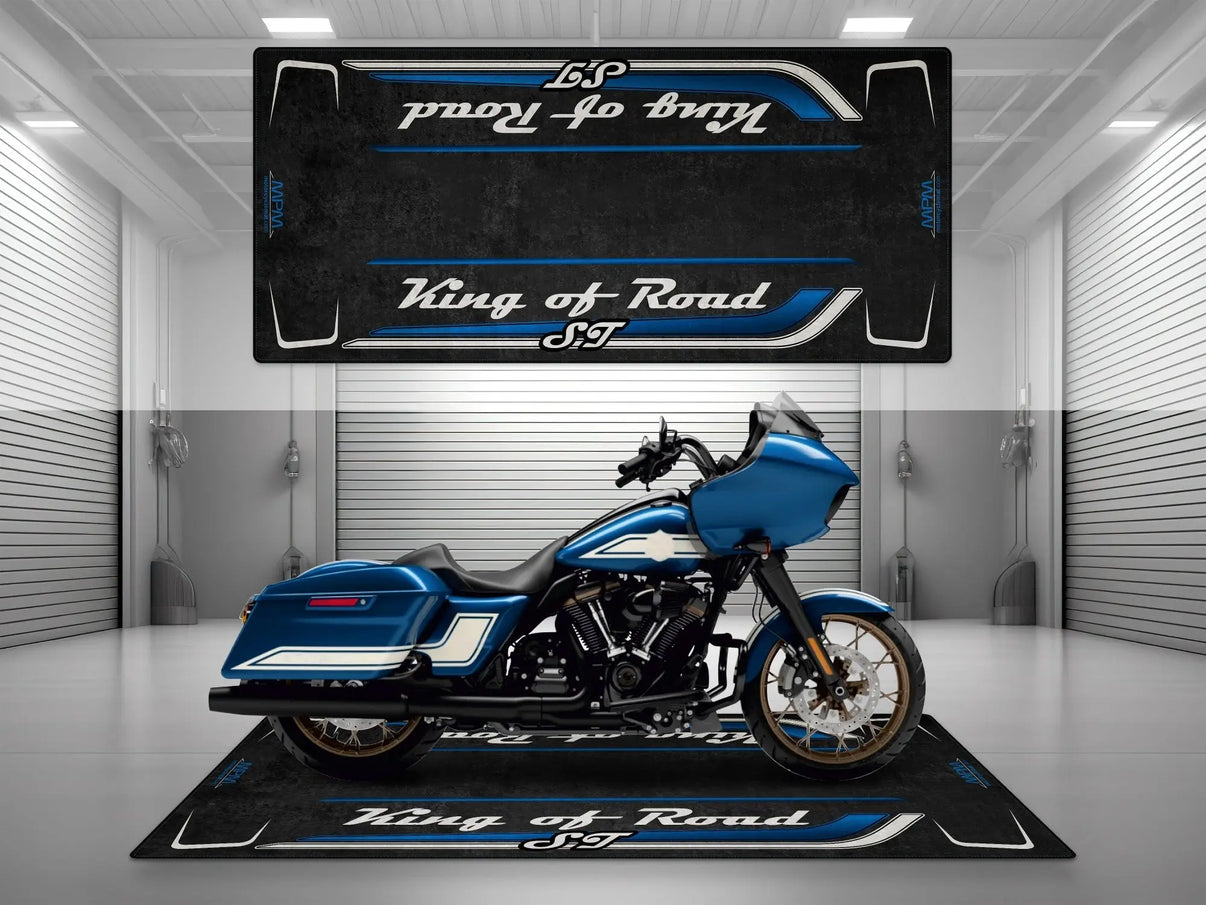 Motorcycle Mat for Cruiser Motorcycle "King of Road ST" - MM7347 MPM Motorcycle Mat