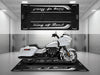 Motorcycle Mat for Cruiser Motorcycle "King of Road" - MM7342 MPM Motorcycle Mat