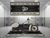 Motorcycle Mat for Cruiser Motorcycle "Ride The Style, Feel The Vibe" - MM7307 MPM Motorcycle Mat
