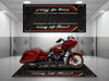 Motorcycle Mat for Cruiser Motorcycle "Special King of Road" - MM7346 MPM Motorcycle Mat