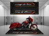 Motorcycle Mat for Cruiser Motorcycle "Special King of Street" - MM7345 MPM Motorcycle Mat