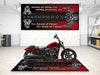 Motorcycle Mat for Motorcycle "The Sound of Power" - MM7304 MPM Motorcycle Mat