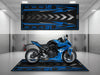 Motorcycle Mat for Suzuki GSX-8R Motorcycle - MM4139 MPM Motorcycle Mat
