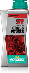 Motorex 2T Low Smoke 2 Stroke Oil - Cross Power Full Synthetic MOTOREX