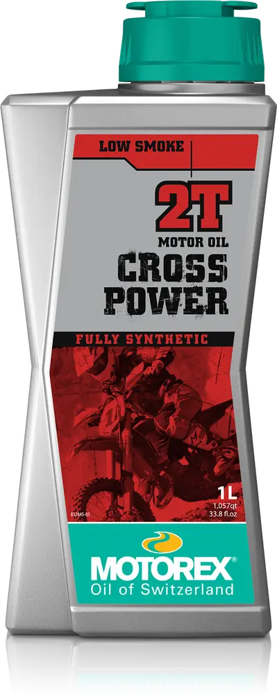 Motorex 2T Low Smoke 2 Stroke Oil - Cross Power Full Synthetic MOTOREX