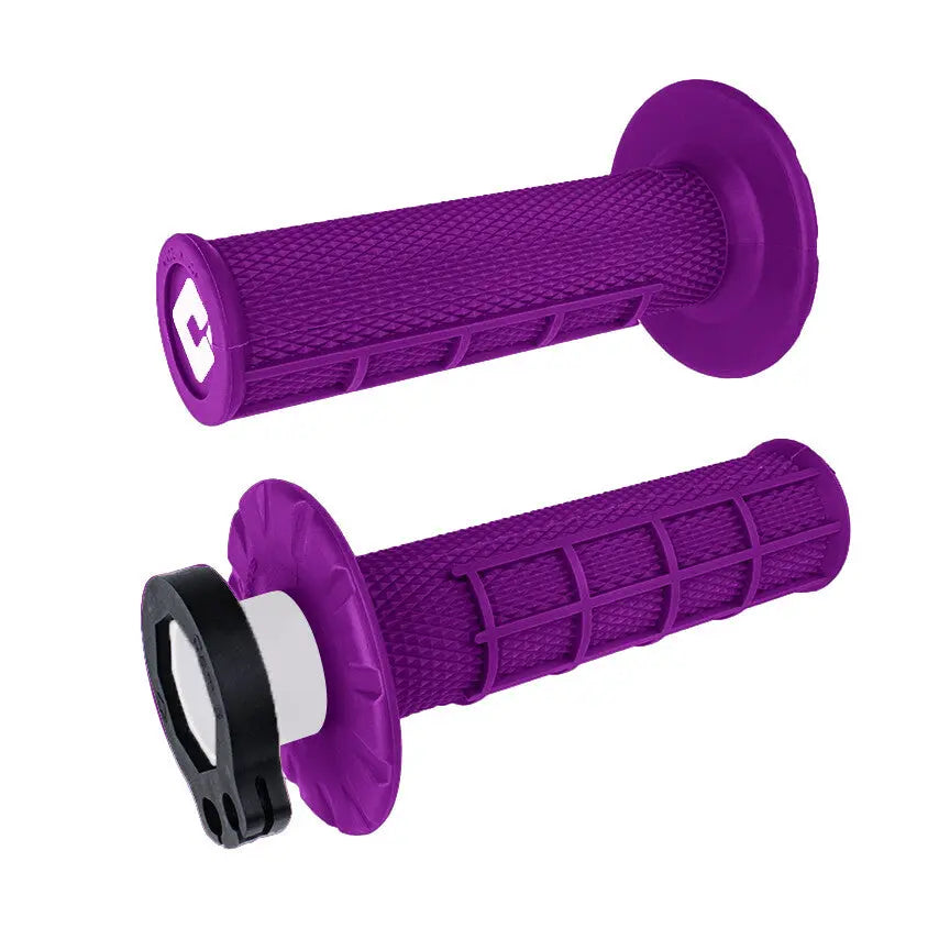 ODI Half Waffle Lock On Grip - Purple ODI