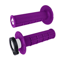ODI Half Waffle Lock On Grip - Purple ODI