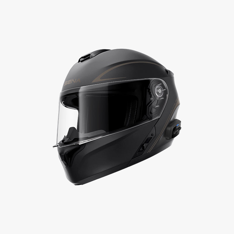 SENA Outrush R Modular Helmet - Matte Black - Small