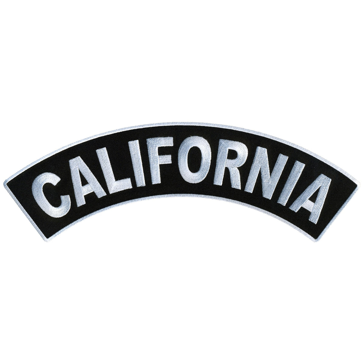 Hot Leathers California 12” X 3” Top Rocker Patch Hot Leathers