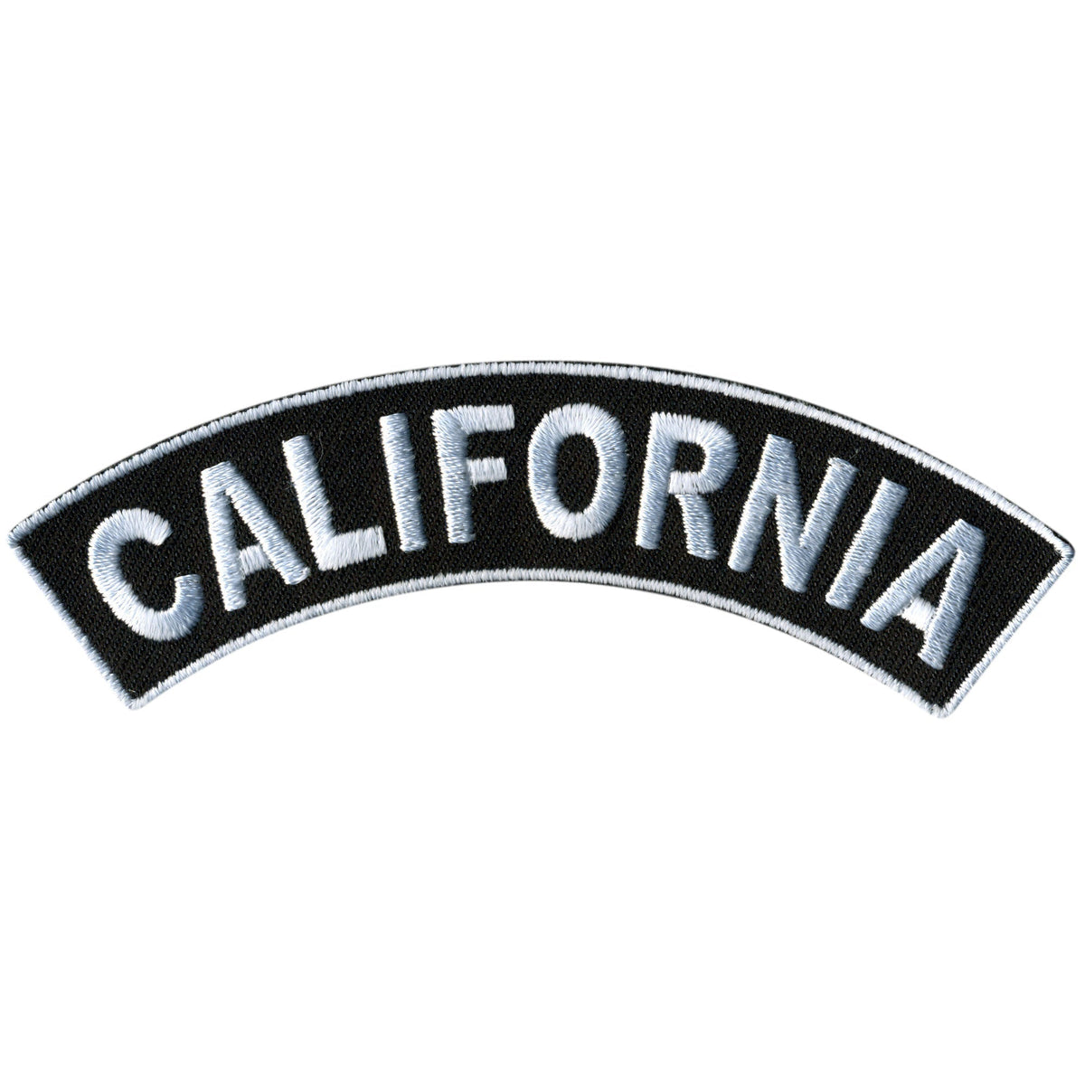 Hot Leathers California 4” X 1” Top Rocker Patch Hot Leathers