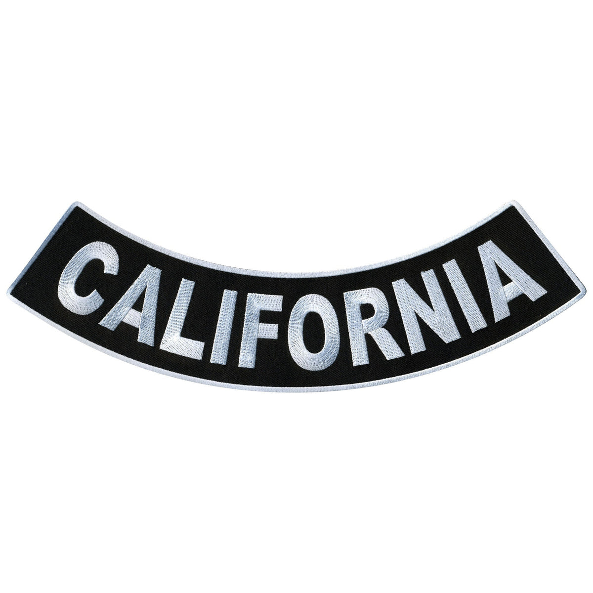 Hot Leathers California 12” X 3” Bottom Rocker Patch Hot Leathers
