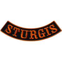 Hot Leathers PPM5155 Sturgis 12” X 3” Bottom Rocker Patch Hot Leathers