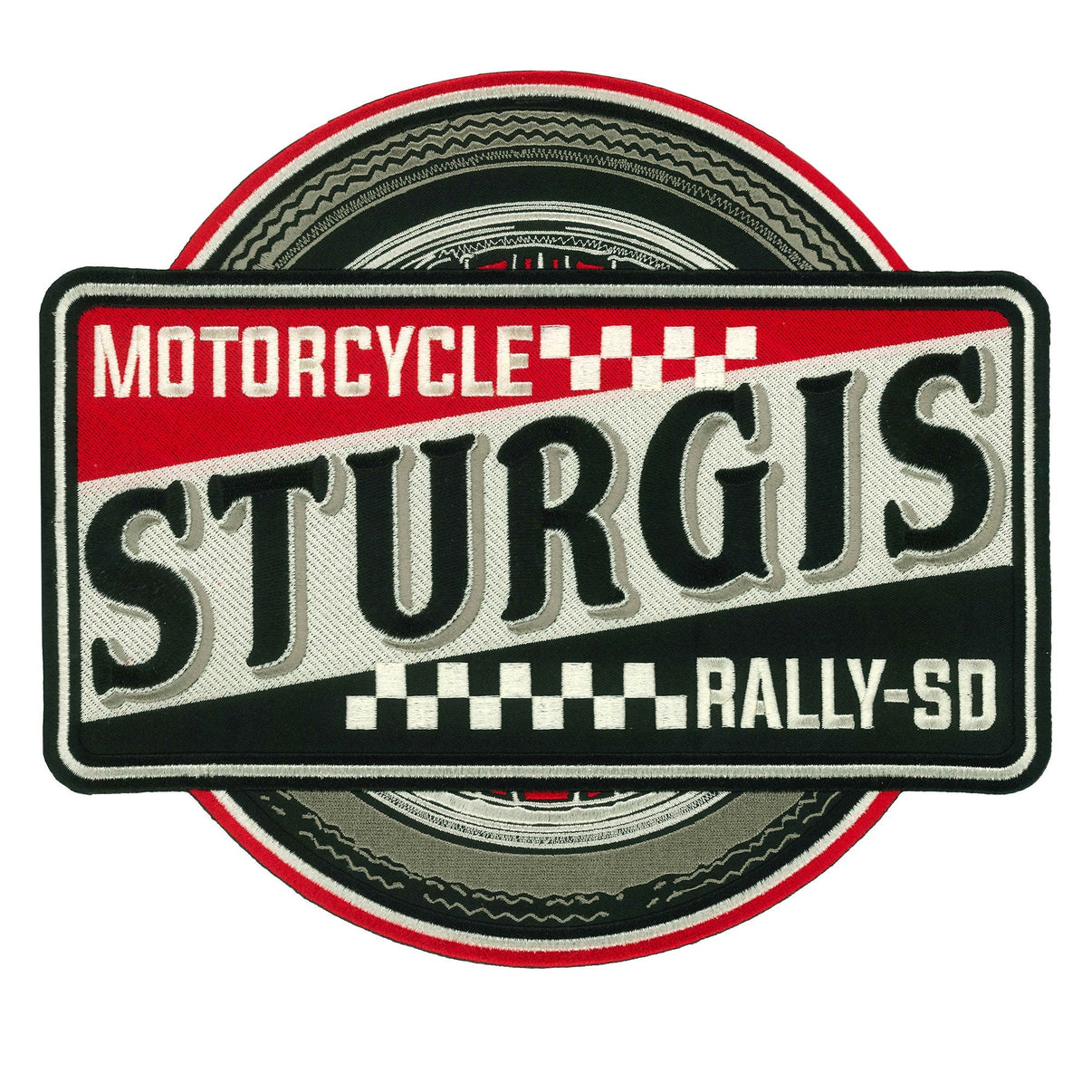 Hot Leathers Sturgis Retro Logo 11" Patch PPQ2719 Hot Leathers